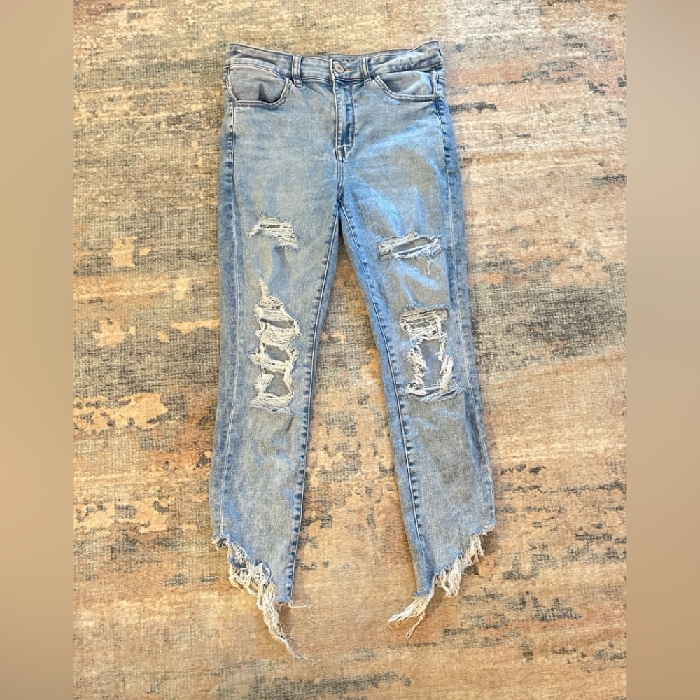 American Eagle Hi-Rise Next Level Stretch Jegging Crop. Size 10